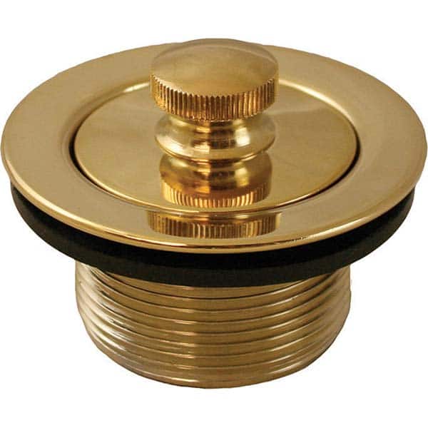 Jones Stephens - Shower Heads & Accessories Type: Bath Drain Finish/Coating: Polished Brass - Eagle Tool & Supply