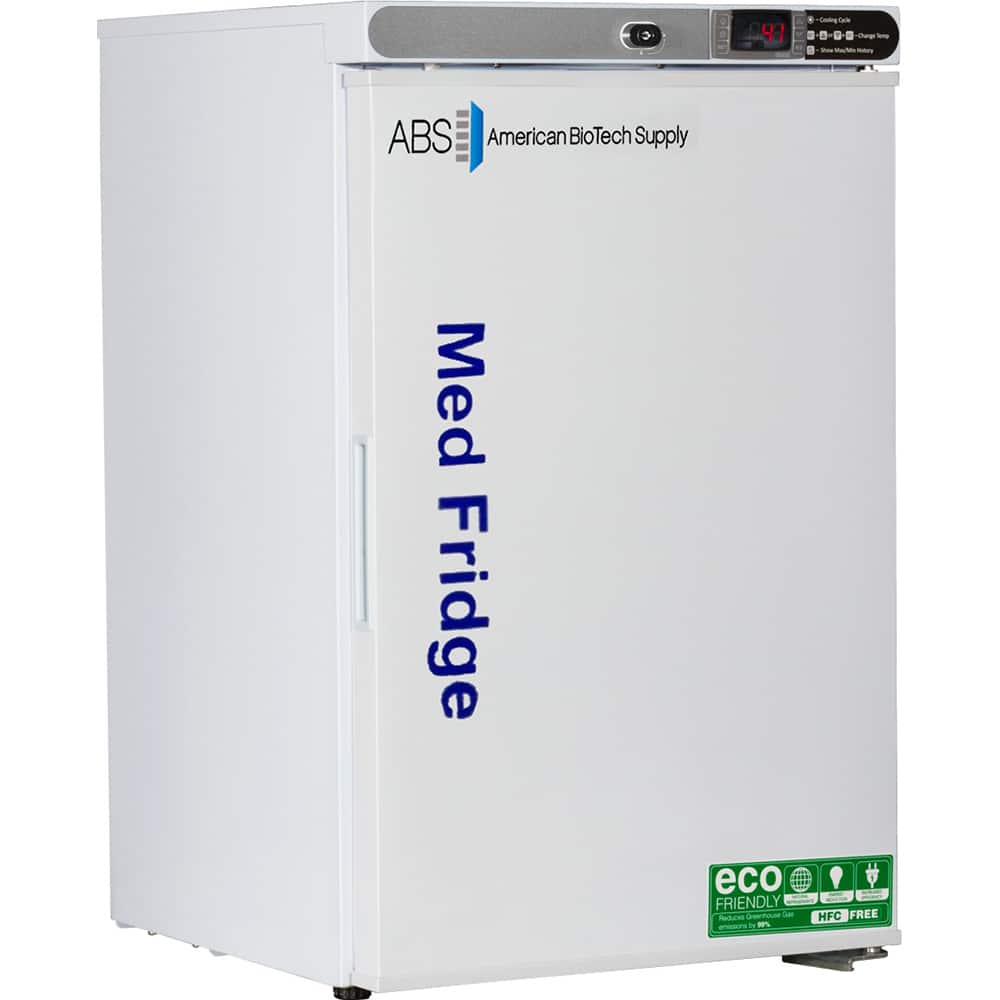 American BioTech Supply - Laboratory Refrigerators and Freezers Type: Pharmacy Refrigerator Volume Capacity: 2.5 Cu. Ft. - Eagle Tool & Supply