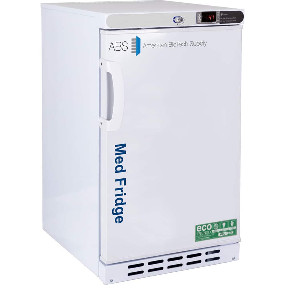 American BioTech Supply - Laboratory Refrigerators and Freezers Type: Pharmacy Refrigerator Volume Capacity: 2.5 Cu. Ft. - Eagle Tool & Supply