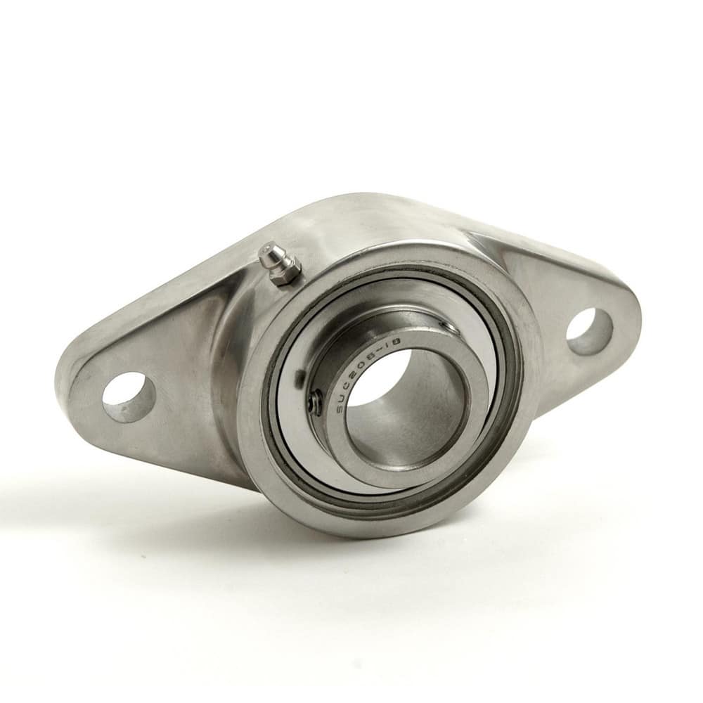 Mounted Bearings & Pillow Blocks; Bearing Insert Type: Wide Inner Ring; Bolt Hole (Center-to-center): 90 mm; Housing Material: Stainless Steel; Lock Type: Set Screw; Static Load Capacity: 1225.00; Number Of Bolts: 2; Maximum RPM: 6490.000; Series: UCFLSS;