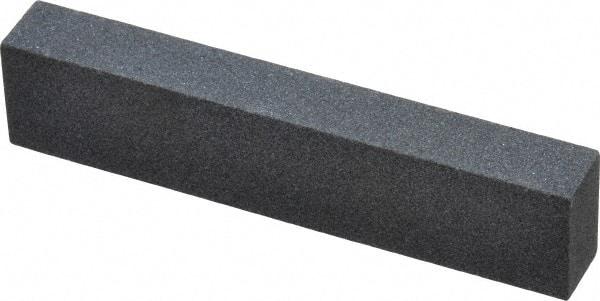 Norton - 3-1/2" Long x 3/4" Wide x 1/2" Thick, Silicon Carbide Sharpening Stone - Rectangle, Medium Grade - Eagle Tool & Supply
