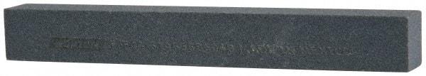 Norton - 4" Long x 1/2" Wide x 1/2" Thick, Silicon Carbide Sharpening Stone - Square, Fine Grade - Eagle Tool & Supply