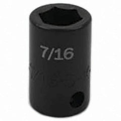 SK - Impact Socket - 3/8"DR 7/16" IMPACT SOCKET - Eagle Tool & Supply