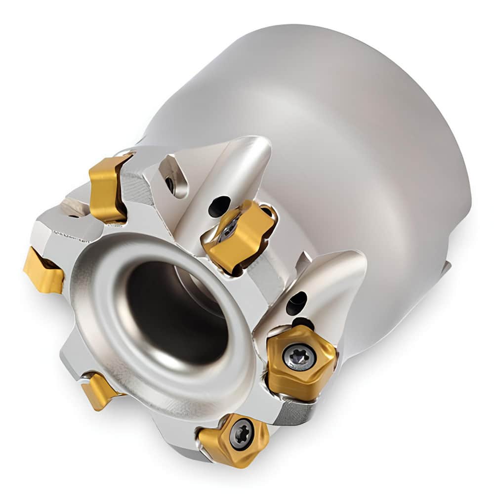 Indexable High-Feed Face Mills; Minimum Cutting Diameter: 1.6770 in; Maximum Cutting Diameter: 2.0000 in; Maximum Depth Of Cut: 0.0590 in; Arbor Hole Diameter (mm): 0.75; Compatible Insert Size Code: 0503; Maximum Ramping Angle: 0.7 ™; Series: DP6C; Cutt