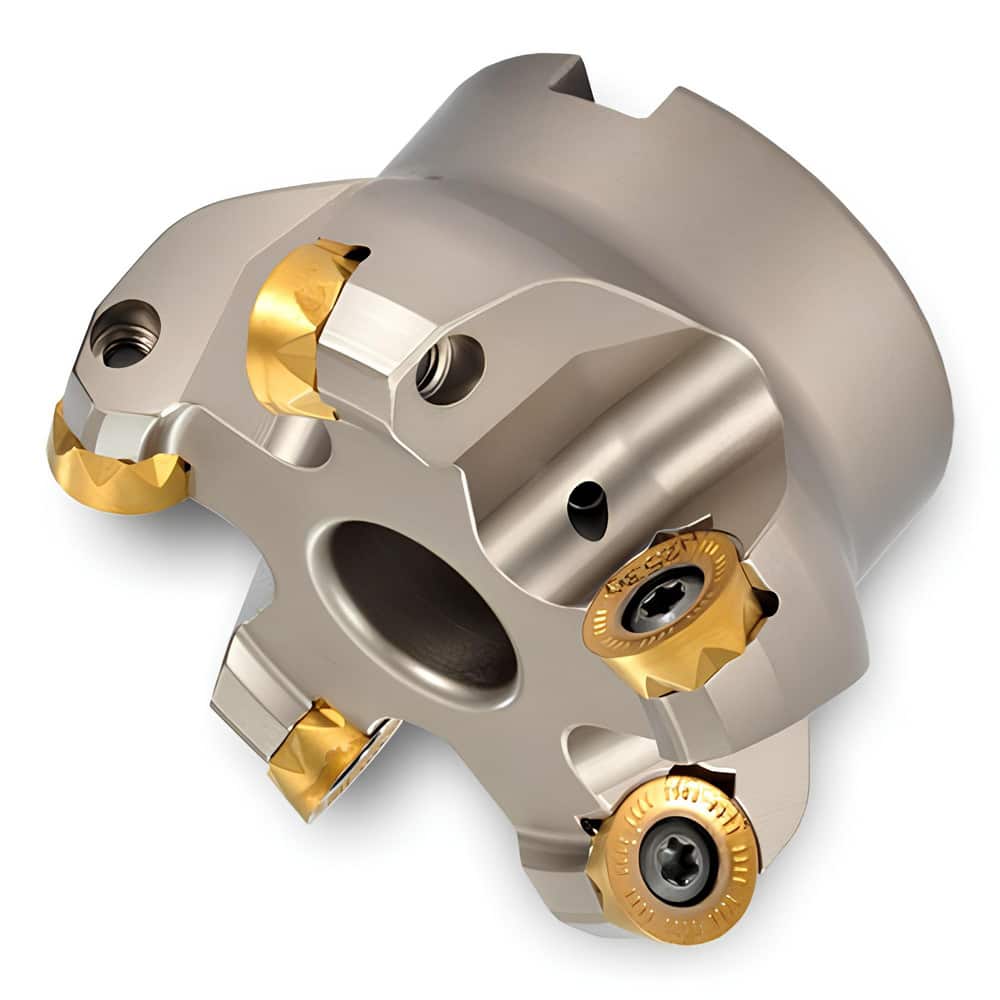 Indexable Copy Face Mills; Maximum Depth Of Cut: 0.2362 in; Compatible Insert Size Code: RJ..1204; Arbor Hole Diameter (mm): 1.50; Maximum Ramping Angle: 2 ™; Overall Height (mm): 2.5000 in; Series: 1A7H; Number of Cutter Inserts: 7; Cutter Style: 1A7H;