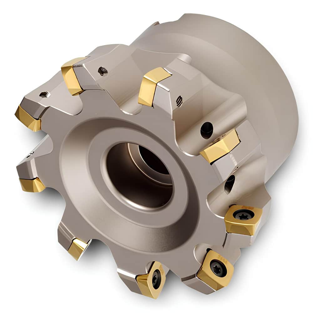 Indexable High-Feed Face Mills; Minimum Cutting Diameter: 1.5210 in; Maximum Cutting Diameter: 2.0000 in; Maximum Depth Of Cut: 0.0600 in; Arbor Hole Diameter (mm): 0.75; Compatible Insert Size Code: 0904; Maximum Ramping Angle: 1.5 ™; Series: 5G6F; Cutt