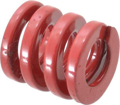 Dayton Lamina - 1" Hole Diam, 1/2" Rod Diam, 1" Free Length, Red Die Spring - 215 Lb Max Deflection, 0.3" Max Deflection, Heavy Duty - Eagle Tool & Supply