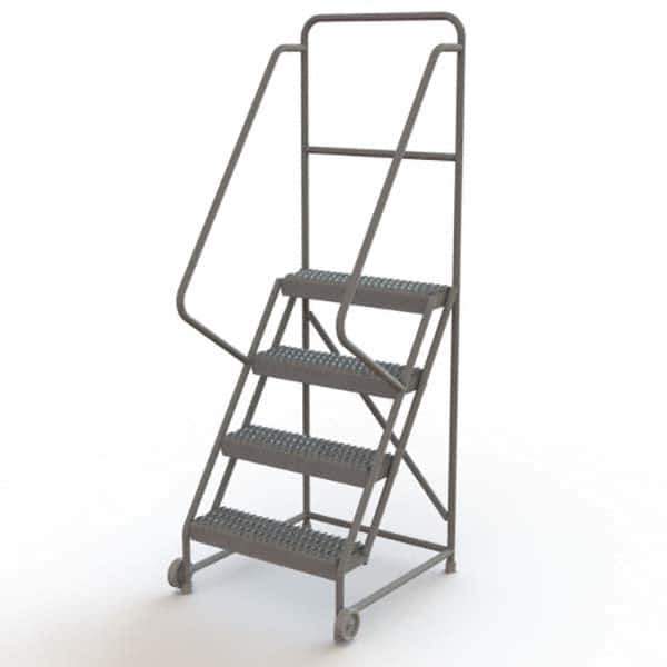 TRI-ARC - Rolling & Wall Mounted Ladders & Platforms Type: TiltNRoll Rolling Ladder Style: Tilt & Roll Safety Ladder - Eagle Tool & Supply