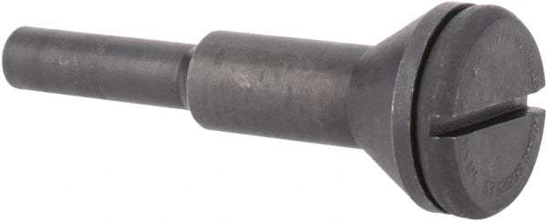 Value Collection - 1/4" Hole, Screw Lock Wheel & Disc Mandrel - 2" OAL, 1/4" Max Wheel Width, 1/4" Shank Diam - Eagle Tool & Supply