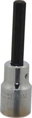 Proto - 1/2" Drive, 8mm Hex Bit Socket - 3-1/4" OAL - Eagle Tool & Supply