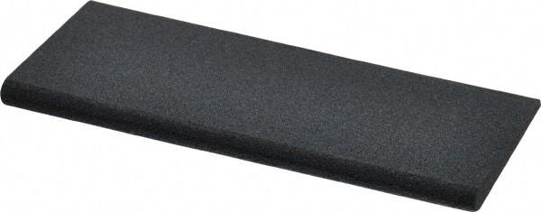Norton - 4-1/2" Long x 1-3/4" Diam x 1/4" Thick, Silicon Carbide Sharpening Stone - Round Edge Slip, Medium Grade - Eagle Tool & Supply