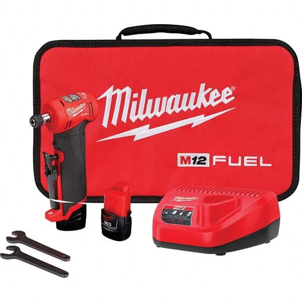 Milwaukee Tool - 24,500 RPM, Straight, Electric Die Grinder - Eagle Tool & Supply