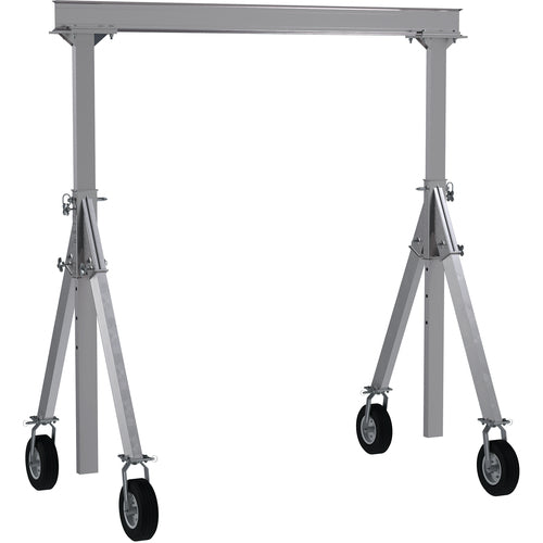 Aluminum Gantry Crane W/Pnu Caster 10 × 8 - Exact Industrial Supply