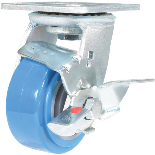 4 × 2 Polyurethane Swivel Caster W/Brake - Exact Industrial Supply