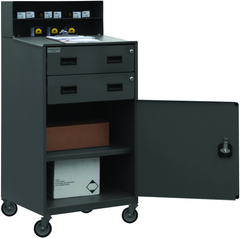Mobile Shop Desk - 23"W x 20"D x 51"H - Eagle Tool & Supply