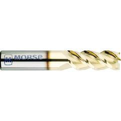 5/8" Dia. - 3-1/2" OAL - Ball Nose-Solid Carbide - Bright-Ball Nose End Mill-2 FL - Eagle Tool & Supply