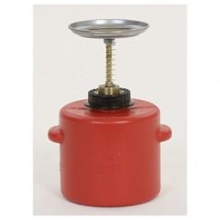 2 QT POLY SAFETY PLUNGER CAN - Eagle Tool & Supply