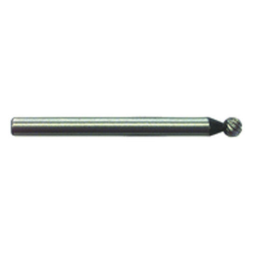 1/8 × 1/8″ SH Ball End Shape - HSS - Burr - Eagle Tool & Supply