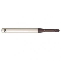 3/32" Dia. - 2-1/2" OAL - Carbide - Ball End HP End Mill-2 FL - Eagle Tool & Supply