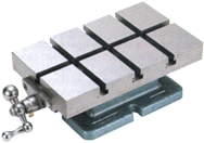 Single Cross Slide Milling Table - #36101- 10 x 6" - Eagle Tool & Supply