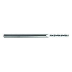 .5mm Dia. - 75mm OAL - Extra Reach - Ball Nose-AD-Carbide End Mill - 3FL - Eagle Tool & Supply