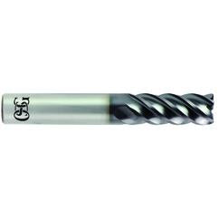 3/4 x 3/4 x 1-1/2 x 4 5Fl .030 C/R Carbide End Mill - TiALN - Eagle Tool & Supply