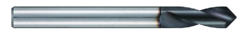 3mm Dia. - X 48mm OAL - HSS-Co AG Starting Drill-TiAlN Coated - Eagle Tool & Supply
