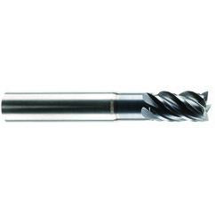 1" Dia. - 1-1/4" LOC - 6" OAL - 5 FL Carbide S/E HP End Mill-AlCrNX - Eagle Tool & Supply