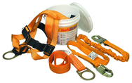 Kit w/T4500 Harness; T5111 Lanyard; T7314 Cross Arm Strap & 1.5 Gallon Bucket - Eagle Tool & Supply