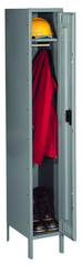 12"W x 18"D x 12"H (72" Total Hgt) 6 High, Box (6 Opns) Knocked-Down, w/6" Legs, 1 Wide - Eagle Tool & Supply