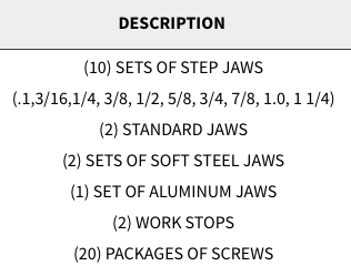 Snap Jaws - Advanced 6" Set - Part # 6PKG-100 - Eagle Tool & Supply