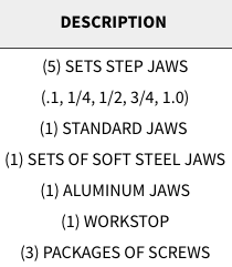 Snap Jaws - Basic 6" Set - Part # 6PKG-001 - Eagle Tool & Supply
