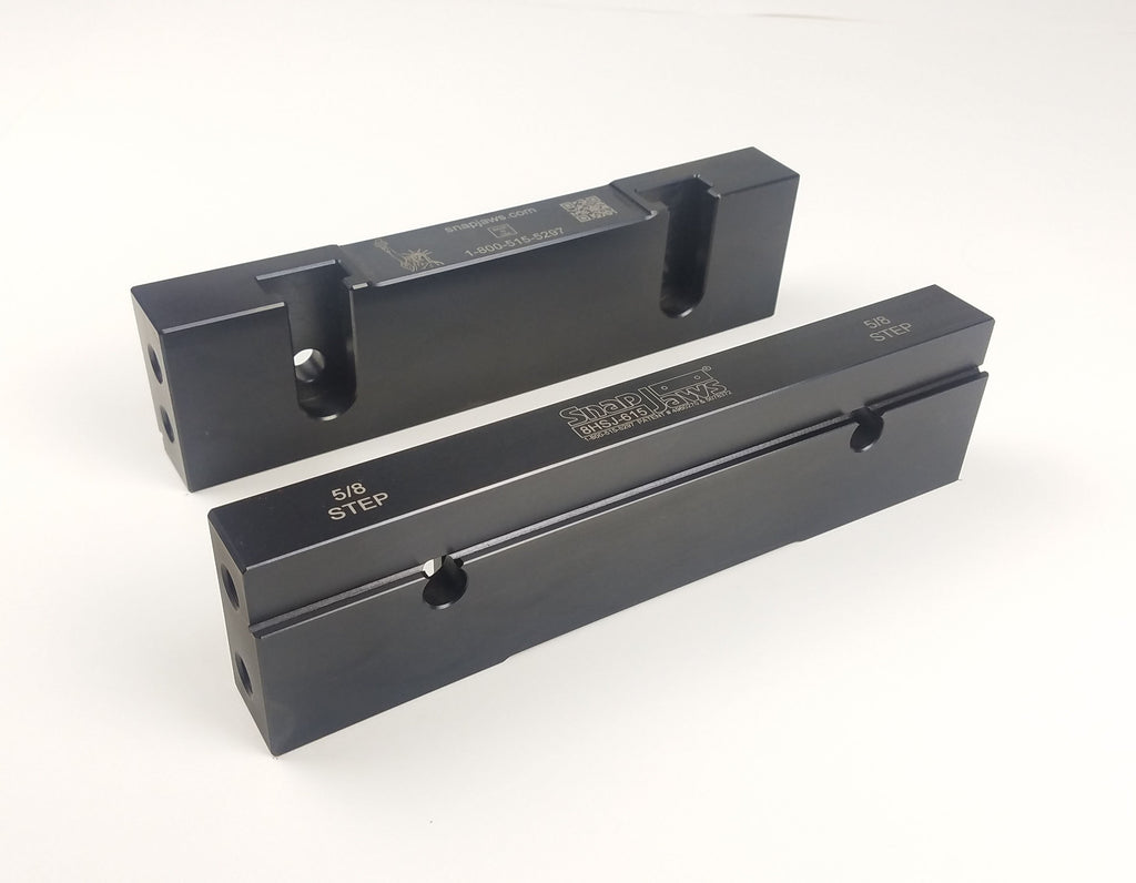 Hardened Step Jaws - Snap Jaws - Part # 4HSJ-115 - Eagle Tool & Supply