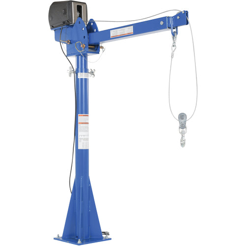 AC Powered Jib Crane 2K 3-5 Ft Boom Csa