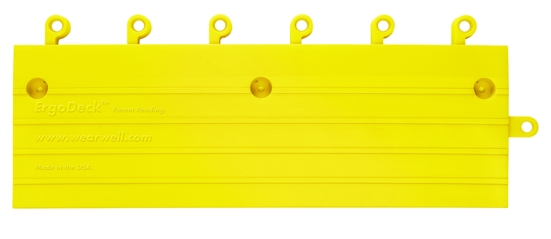 ErgoDeck Ramp (10/Case) - 6' x 18" (Yellow) - Eagle Tool & Supply
