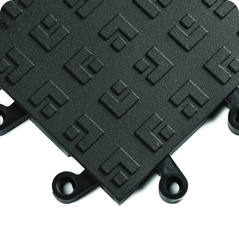 ErgoDeck Heavy Duty Solid Ergonomic 18" x 18" x 7/8" Thick (Black) - Eagle Tool & Supply