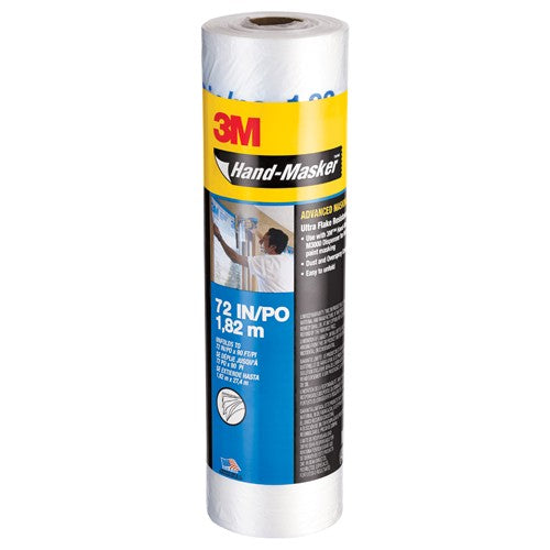 3M Hand-Masker Advanced Masking Film AMF72 72″ × 90 ft x .35 mil (1.82 m × 27.4 m x .00889 mm) - Eagle Tool & Supply