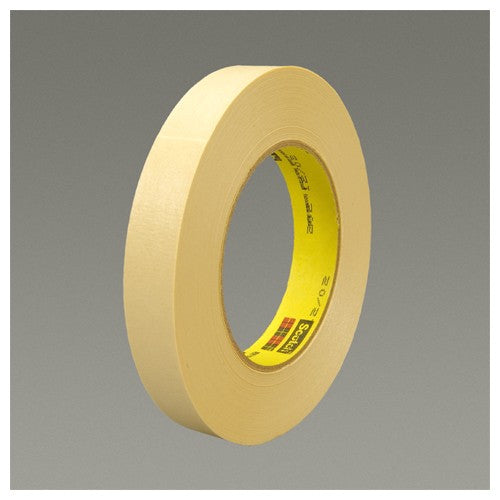 3M Crepe Masking Tape 202 Tan 18 mm × 55 m 6.3 mil - Eagle Tool & Supply