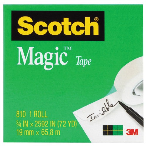 Scotch Magic Tape 810 3/4″ × 2592″ Boxed - Eagle Tool & Supply