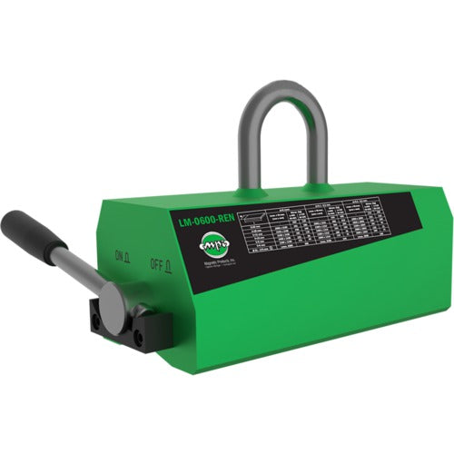 LM300 Lifting Magnet - 660 lbs. workload limit flat material - 330 lbs. round material - Exact Industrial Supply