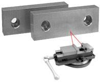 Machinable Aluminum and Steel Vice Jaws - SBM - Part # VJ-851 - Eagle Tool & Supply