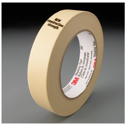 3M General Purpose Masking Tape 203 Beige 72 mm × 55 m 4.7 mil - Eagle Tool & Supply