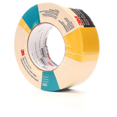 3M Multi-Purpose Duct Tape 3900 Yellow 48 mm × 54.8 m 8.1 mil Individually Wrapped - Eagle Tool & Supply