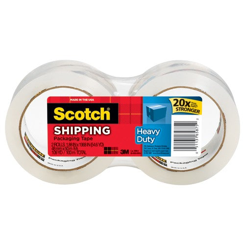 Scotch Heavy Duty Shipping Packaging Tape 3850-2 1.88″ × 54.6 yd (48 mm × 50 m) - Eagle Tool & Supply