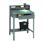 34-1/2"W x 29"D x 53" H - Foreman's Desk - Open Type - w/Lockable Drawer - Eagle Tool & Supply