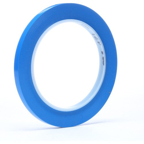 3M Vinyl Tape 471 Blue 1/4″ × 36 yd 5.2 mil - Eagle Tool & Supply