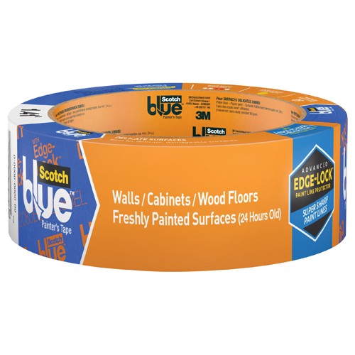 ScotchBlue WALLS + WOOD FLOORS Painter's Tape 2080EL-36CVP 1.41″ × 60 yd (36 mm × 54 8 m) - Eagle Tool & Supply