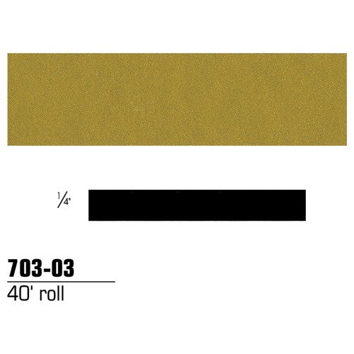 1/4 in × 40 ft 3M™ Scotchcal™ Striping Ta Gold Metallic Alt Mfg # 70303 - Eagle Tool & Supply
