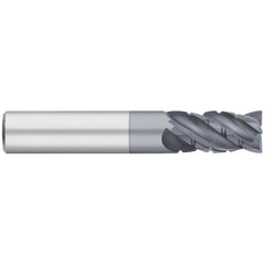 Corner Radius End Mill: 1" Dia, 2-1/4" LOC, 0.0300" Radius, 4 Flute, Solid Carbide