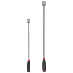 Ratchet Sets; Drive Size: 1/2 in, 3/8 in; Overall Length (Inch): 24, 18; Head Shape: Pear; Head Features: Compact; Head Style: Reversible, Fixed; Material: Steel; Handle Type: Compact; Finish: Full-Polished